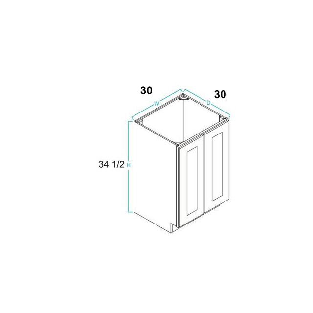 Full Height Door Base Cabinets-2 Door