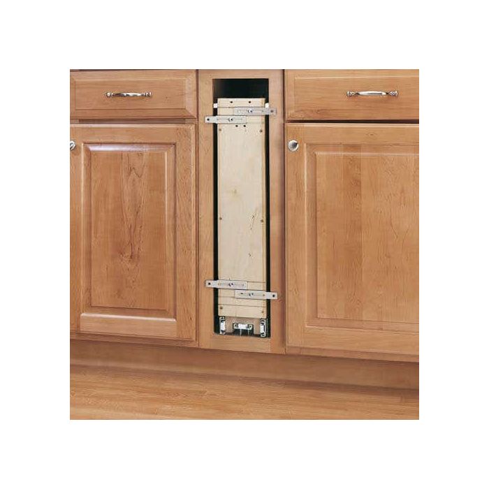 Base Cabinet Pull-out Organizer w/ Wood Adjustable Shelves - Fits Best in  B9FHD