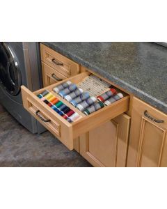 Wall Cabinet Pull-out Organizer with Wood Adjustable Shelves - Fits Best in  W0930, W0936 or W0942
