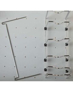 Peg Board Accessory Stainless Pot/Pan Organizer (Peg Board Accessory)
