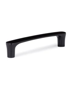 Matte Black Contemporary Metal Pull 5-11/16 in