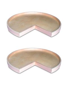 28" LD Banded Wood Lazy Susan 