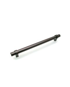 Brushed Oil-Rubbed Bronze Contemporary Metal Pull 9-1/8 in