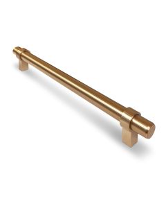 Champagne Bronze Contemporary Metal Pull 9-1/8 in