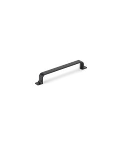 Matte Black Contemporary Metal Pull 7-23/32 in