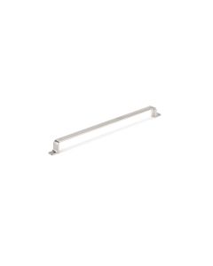 Brushed Nickel Contemporary Metal Pull 14-1/8 in