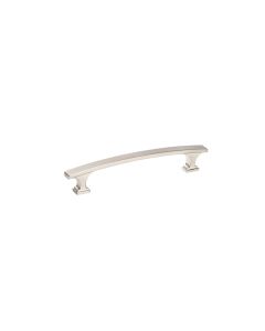 Brushed Nickel Transitional Metal Pull 6-13/32 in