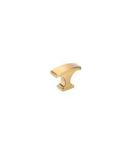 Aurum Brushed Gold Transitional Metal Knob