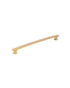 Aurum Brushed GoldTransitional Metal Pull 14 in