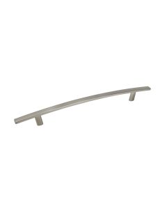 Brushed Nickel Transitional Metal Pull 10-7/8 in