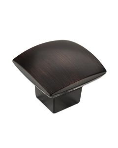 Brushed Oil-Rubbed Bronze Contemporary Metal Knob