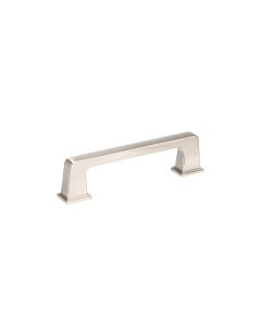 Brushed Nickel Transitional Metal Pull 4-3/16 in
