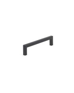 Matte Black Contemporary Metal Pull 5-7/16 in
