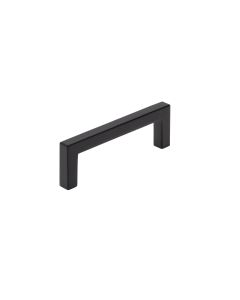 Matte Black Contemporary Metal Pull 4-3/16 in