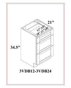 Classic Shaker White - VDB12-3