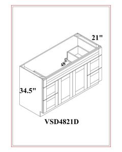 Classic Shaker Gray-VSD4821DD